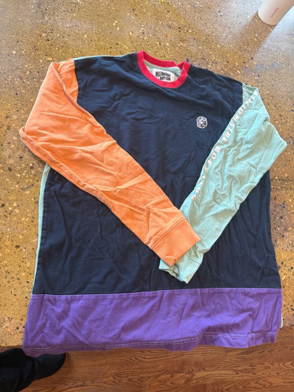 Billionaire Boys Club Colorblock Crewneck in Navy, Mint & Red. Worn twice.